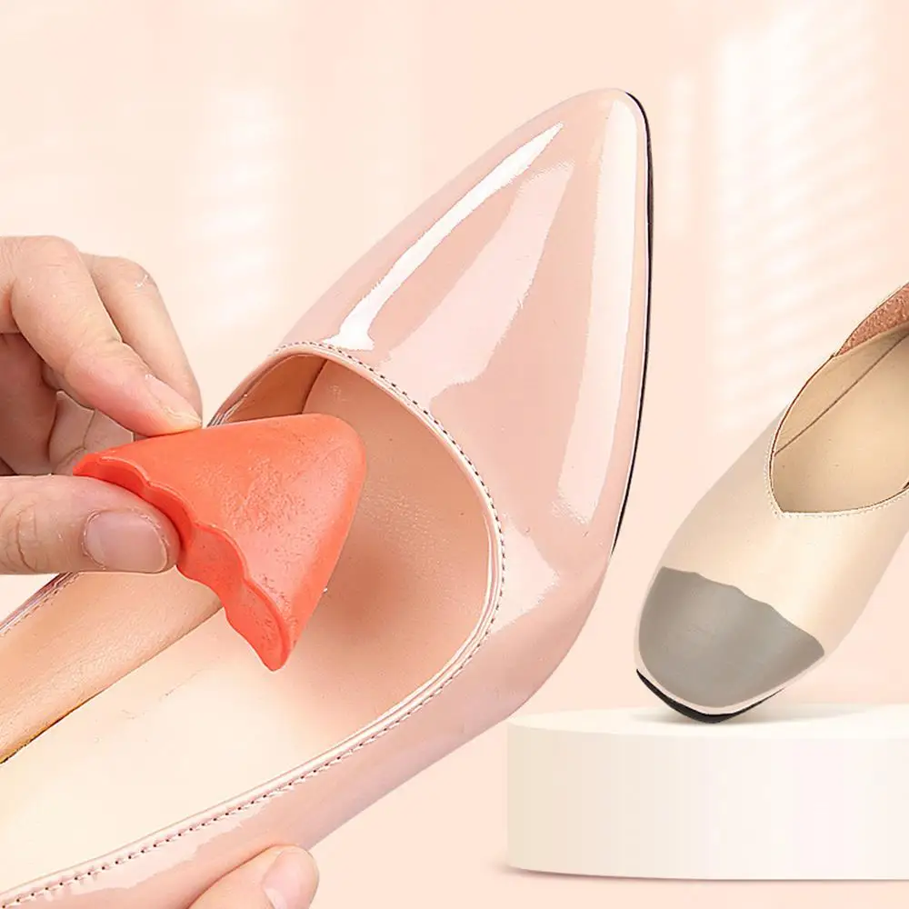 

PU Toe Plug Adjustable Half Size Pad Shoe Forefoot Insert Shoe Insoles Reduce Shoe Size High Heels Accessories Pain Relief Women