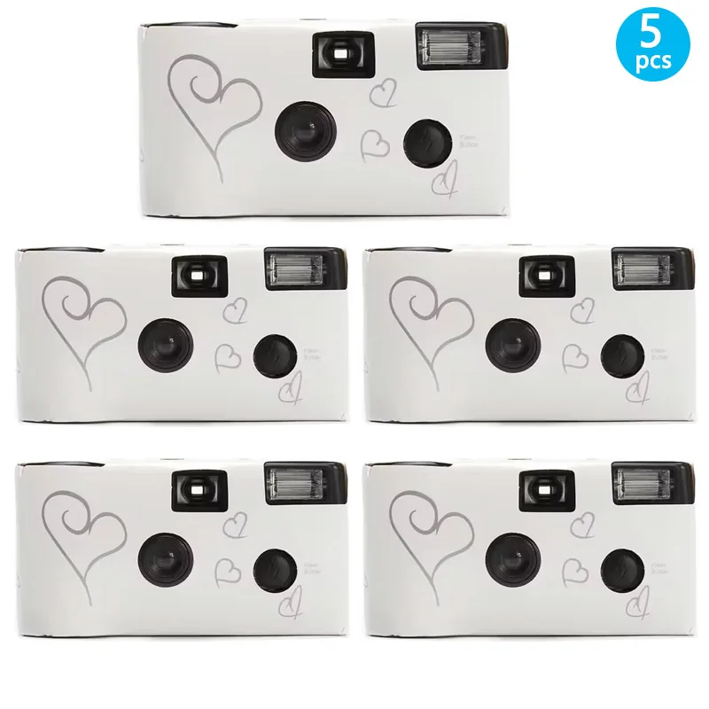 1-6 pçs retro 27 fotos 35mm câmera de filme descartável manual tolo câmera óptica presente das crianças conjuntos de filme de câmera de uso único ﻿