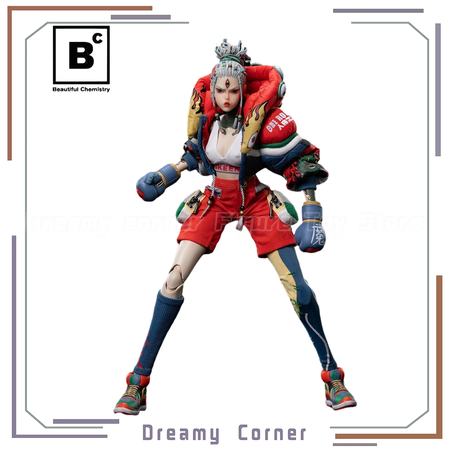 

【In Stock】Original Beautiful Chemistry Ghostly Punk SKEEN SERIES ONE ROUND 1/6 Action Figures Models Toys Collections