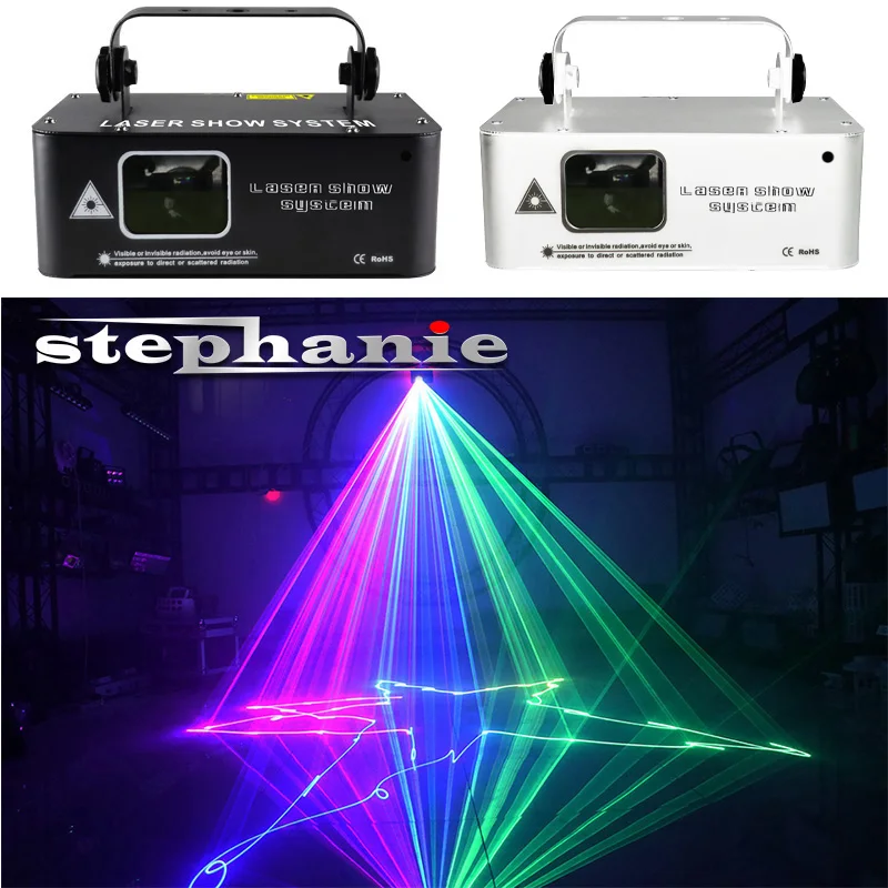 Professional 500MW RGB DJ Controller Disco Lights DMX Beam Line Scanner Projector Stage Laser Lights Effect for Party Nightclub