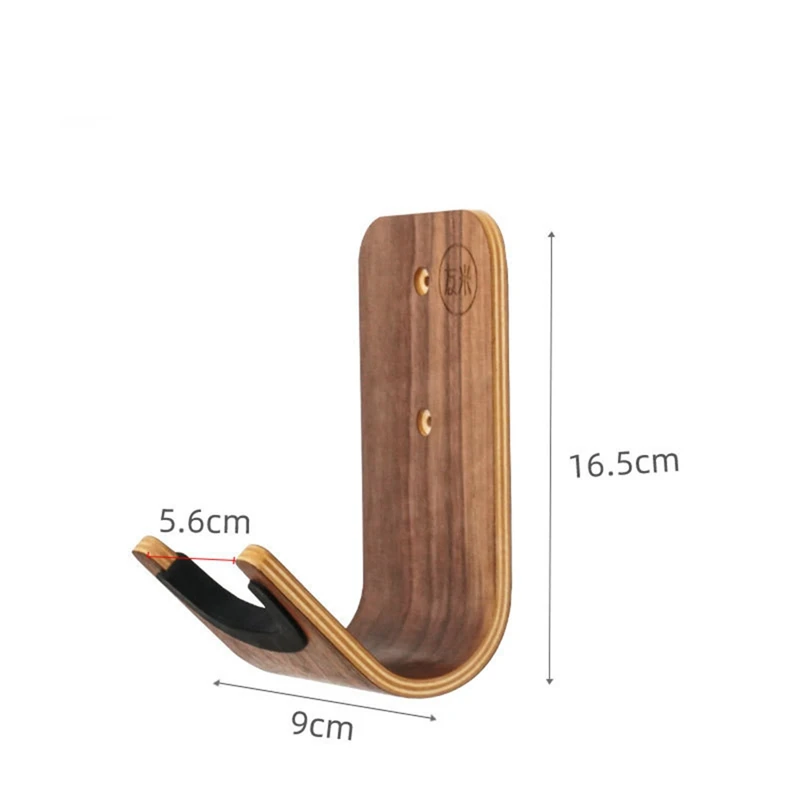 Guitar Skateboard Wall Hanger Unique Design Bent Wood Guitar Hanger Wall Mount Guitar Holder Acoustic Guitar Accessories