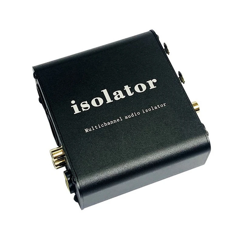 

3-In-1 Multifunct Audio Isolator Multi-Channel 6.5 XLR RCA Stereo Audio Isolator Eliminate Current Acoustic Noise Filter Durable