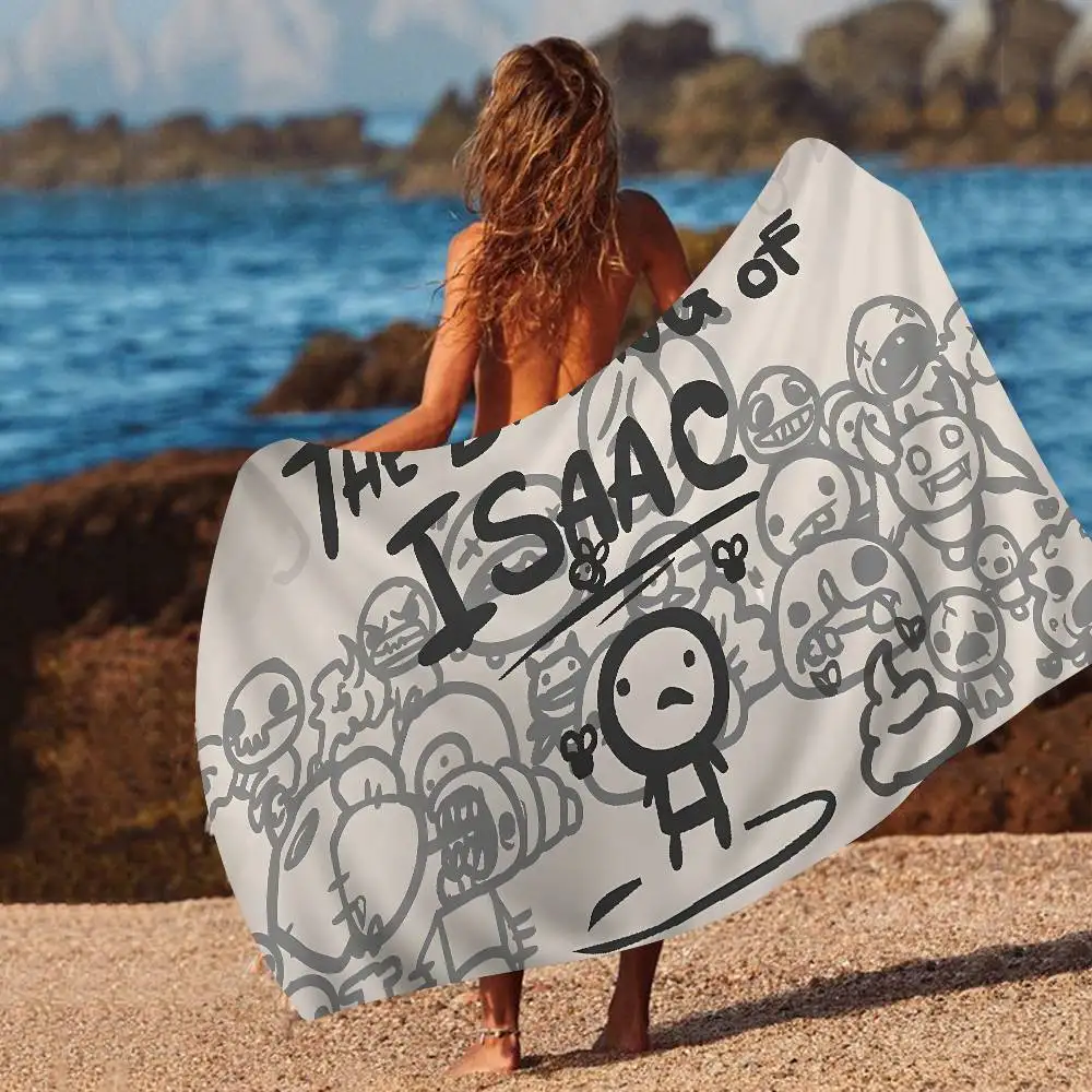Game The Binding Of Isaac Bath Towel Microfiber Soft Water Absorbing Breathable For Girl Kids Decorative Cartoon Beach Towel