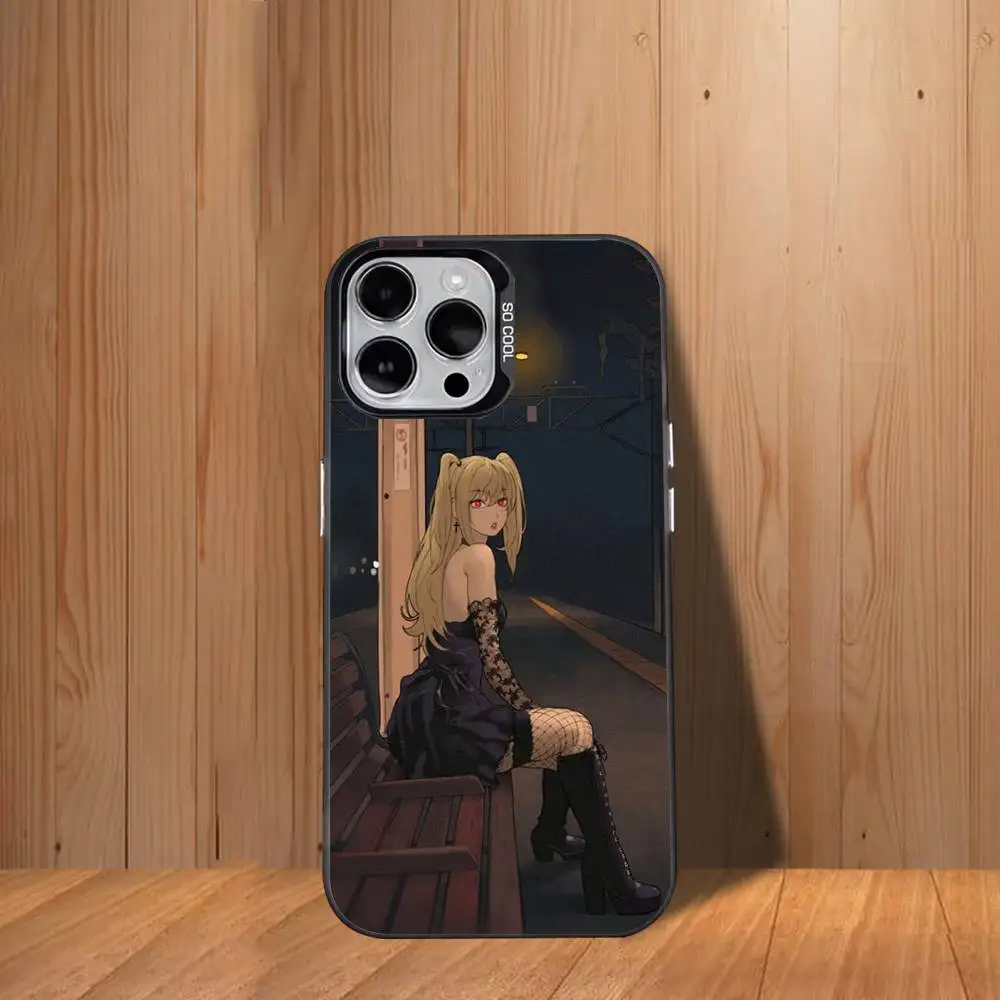 M-Misa Death Note-ES Phone Case For iPhone 17,16,15,14,13,12,11,Mini,Pro,SE,MAX White Matte Shockproof Cover