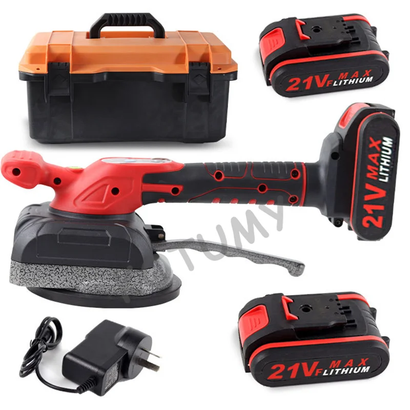 21V Lithium Battery Tile Tiling Machine High Loading Capacity Wall Floor Tiles Laying Vibrating Tool
