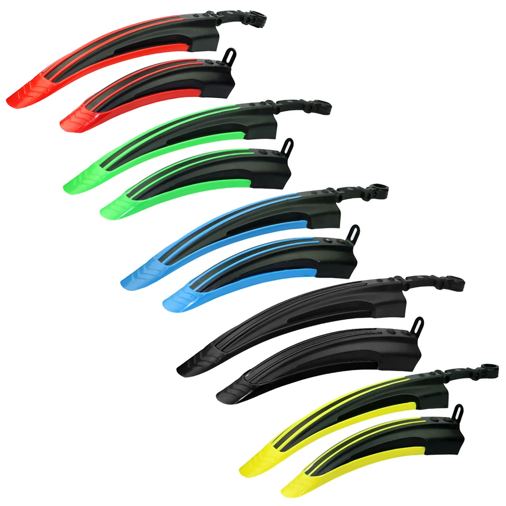 

2Pcs Mountain Bike Mudguard Wings Cycling Equipment MTB Mountain Bike Bicycles Front Rear Mudguard Fenders Set