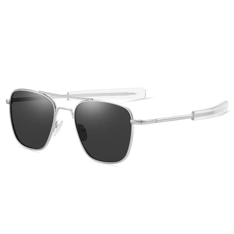 Klassische polarisierte Design-Sonnenbrille für Herren, 2025, Vintage-Pilot-Fahrsonnenbrille, blendfreie Sonnenbrille für Herren, Gafas de Sol Homme