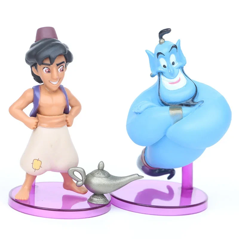 Disney Princess Figure Toy Jasmine Evil Monkey Tiger Aladdin and His Lamp PVC Action Figure Model Toy Dolls