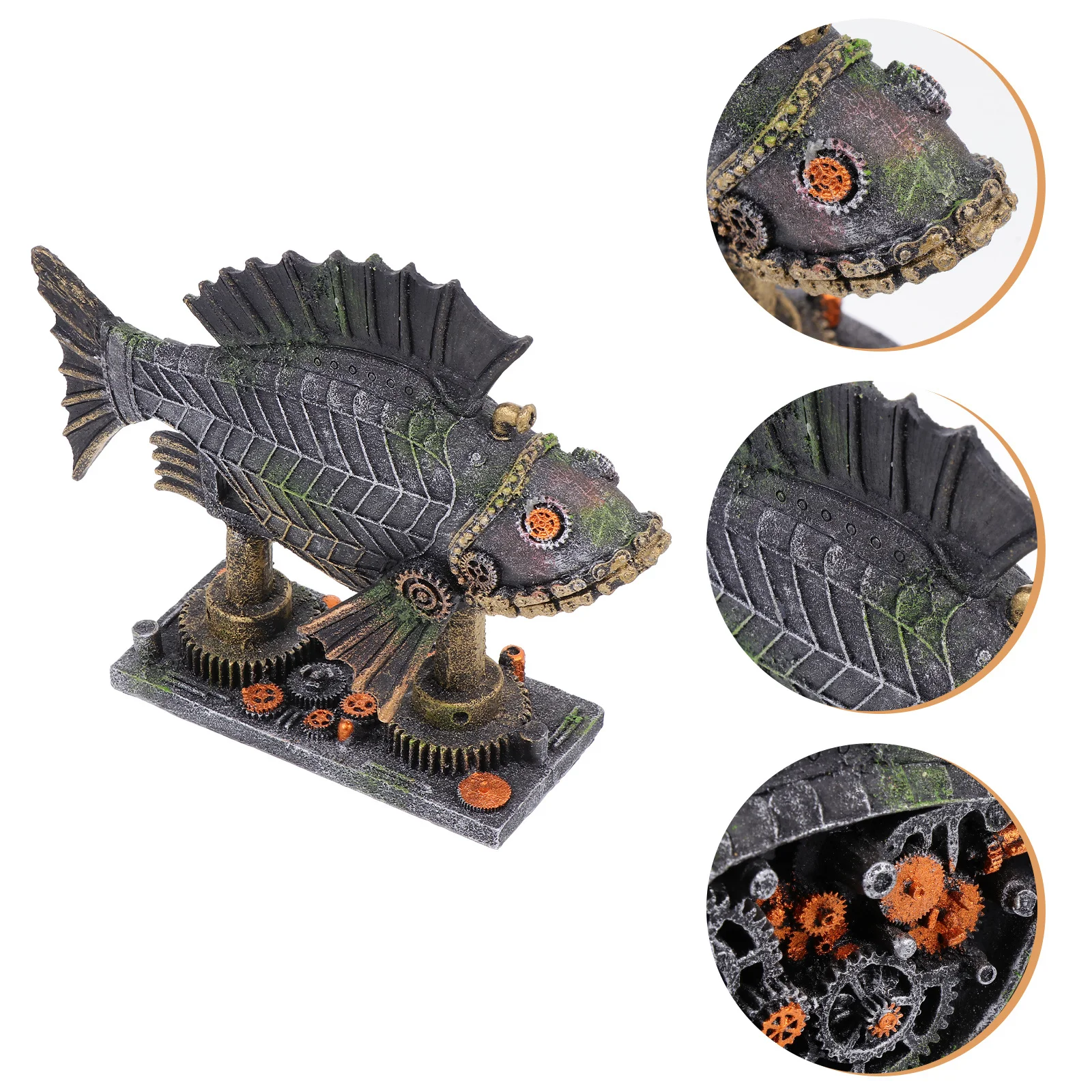 

1Pcs Fish Tank Landscaping Decor Aquarium Resin Ornament Durable Fish Hideout Craft Decoration Aquarium Hideout