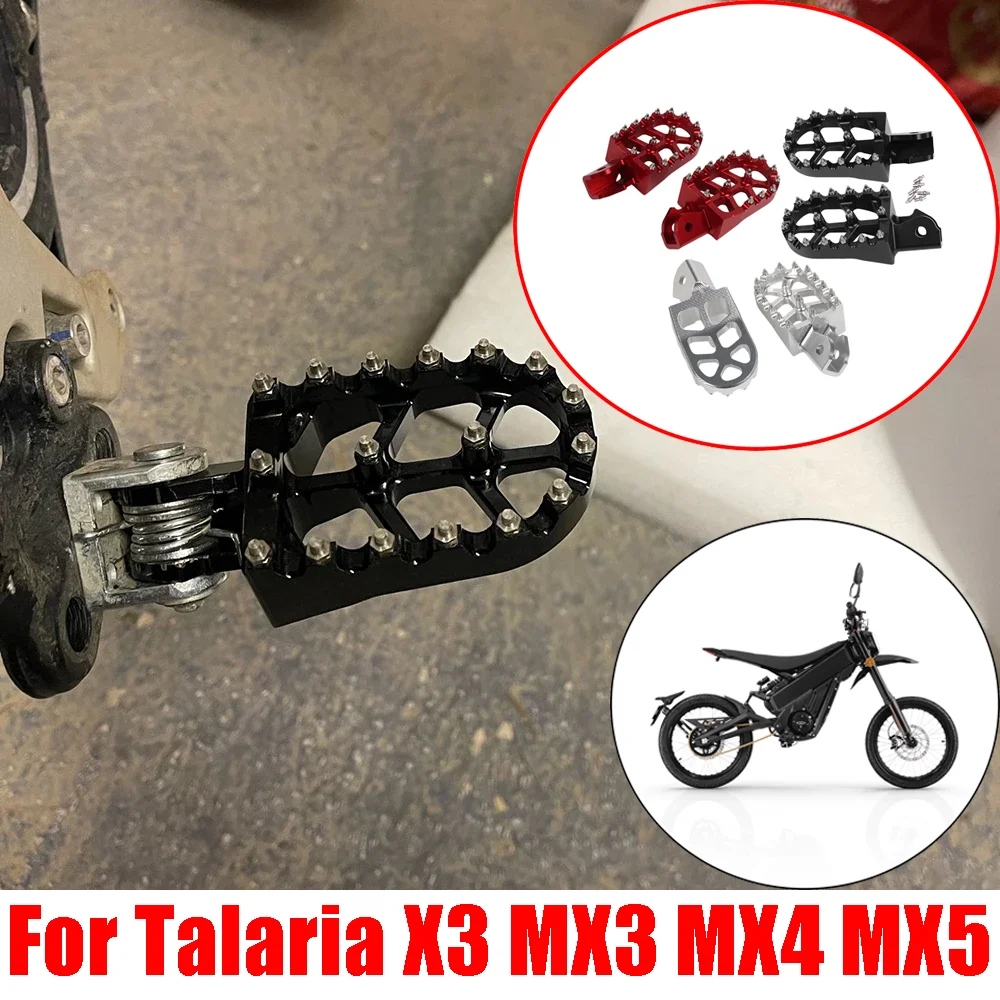 Akcesoria motocyklowe Talaria X3 MX3 MX4 MX5 MX: Podnóżki, podpórki do stóp, pedały, części do rowerów elektrycznych