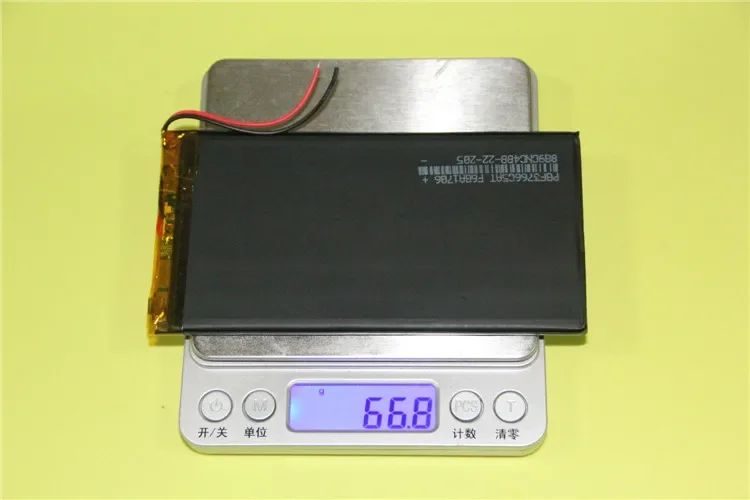 جديد 3766125   رقيقة جدا 3.7 فولت بطارية ليثيوم بوليمر لسبعة ألوان قوس قزح 5000 مللي أمبير خلية ليثيوم أيون الأساسية القابلة لإعادة الشحن