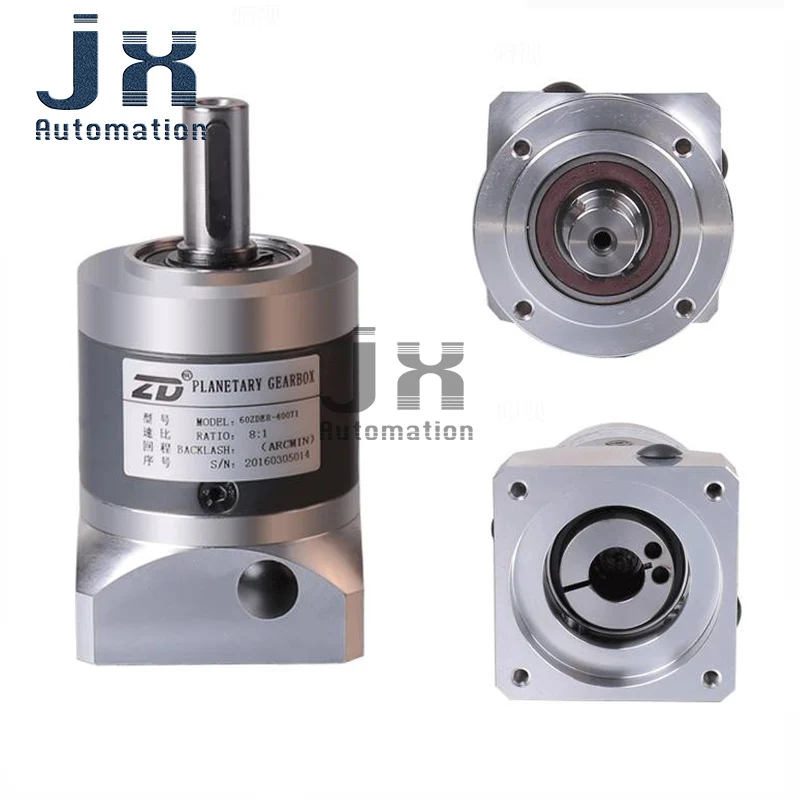 High Precision ZD Planetary Gear Box 60ZDE8K 60ZDE10K 60ZDE15K 60ZDE20K With Delta Servo Motor