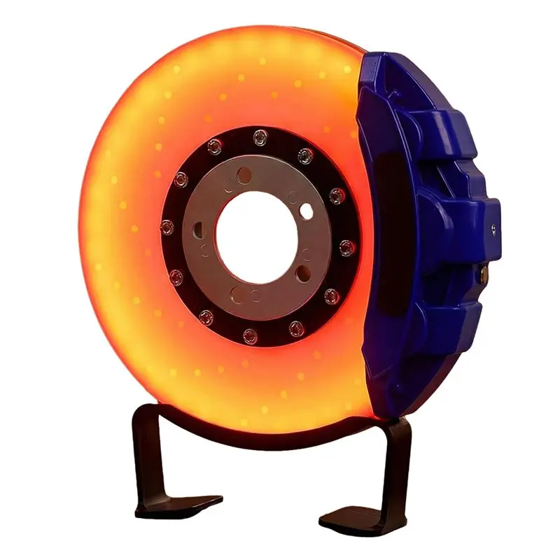 

Светодиодный ночник Fresh Brake Disc, атмосферная лампа для самостоятельной сборки, для стола и настенного крепления - энергоэффективный, с длительным сроком службы батареи, идеальный подарок