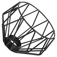 Metal Cage Pendant Lamp Shade Iron Birdcage Design for Soft Ambient Lighting in Dining Area Bedroom Ceiling Fan Light Cages