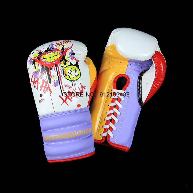 Boxing Gloves New Professional Muay Thai Glove Women Men Youth Fight Kickboxing MMA Sparring Sandbag Punching Training Equipment