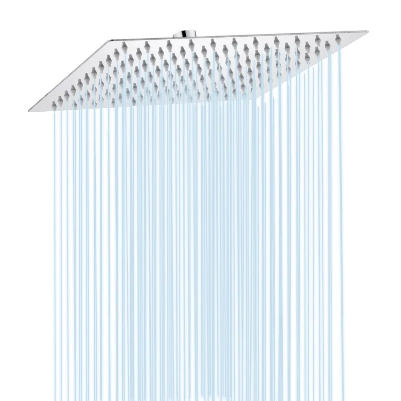 

8/10/12 дюймов насадка для душа с дождевой насадкой из нержавеющей стали, квадратная насадка для душа с дождем, большая насадка для душа под давлением