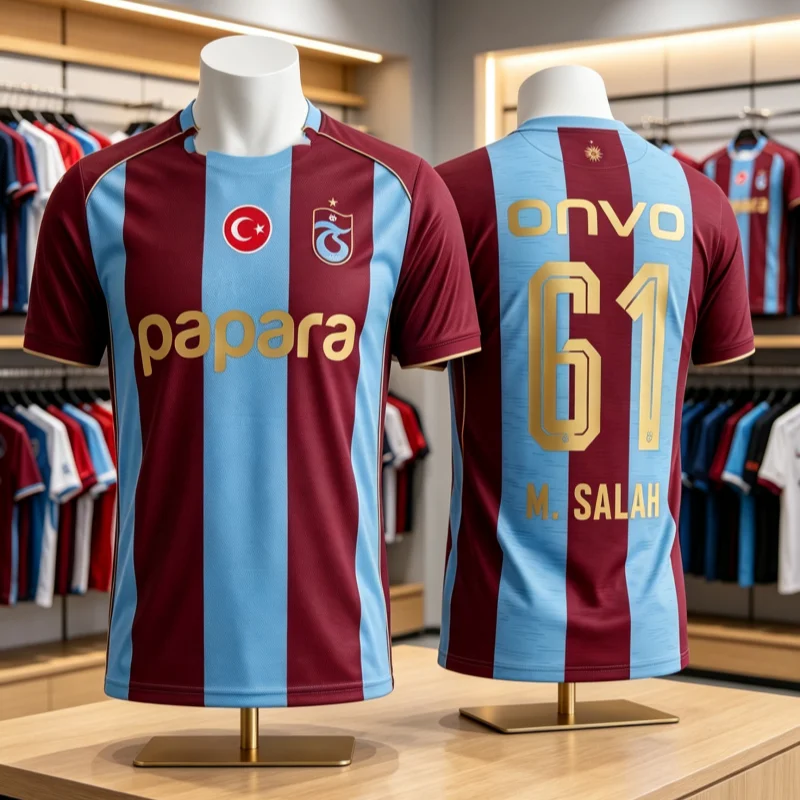 26-27New Trabzonspor Niche Fan Customized Casual Sports Fast Drying Breathable 3D Printed T-shirt for Family and Children's Wear