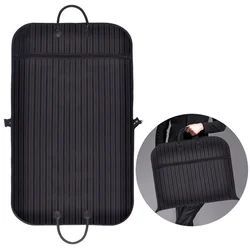 Oxford Cloth Suit Dust Cover Striped Suit Coat Bag Clothing Storage Bag Breathable Garment Suit Cover Clothes Dress Carrier Bag