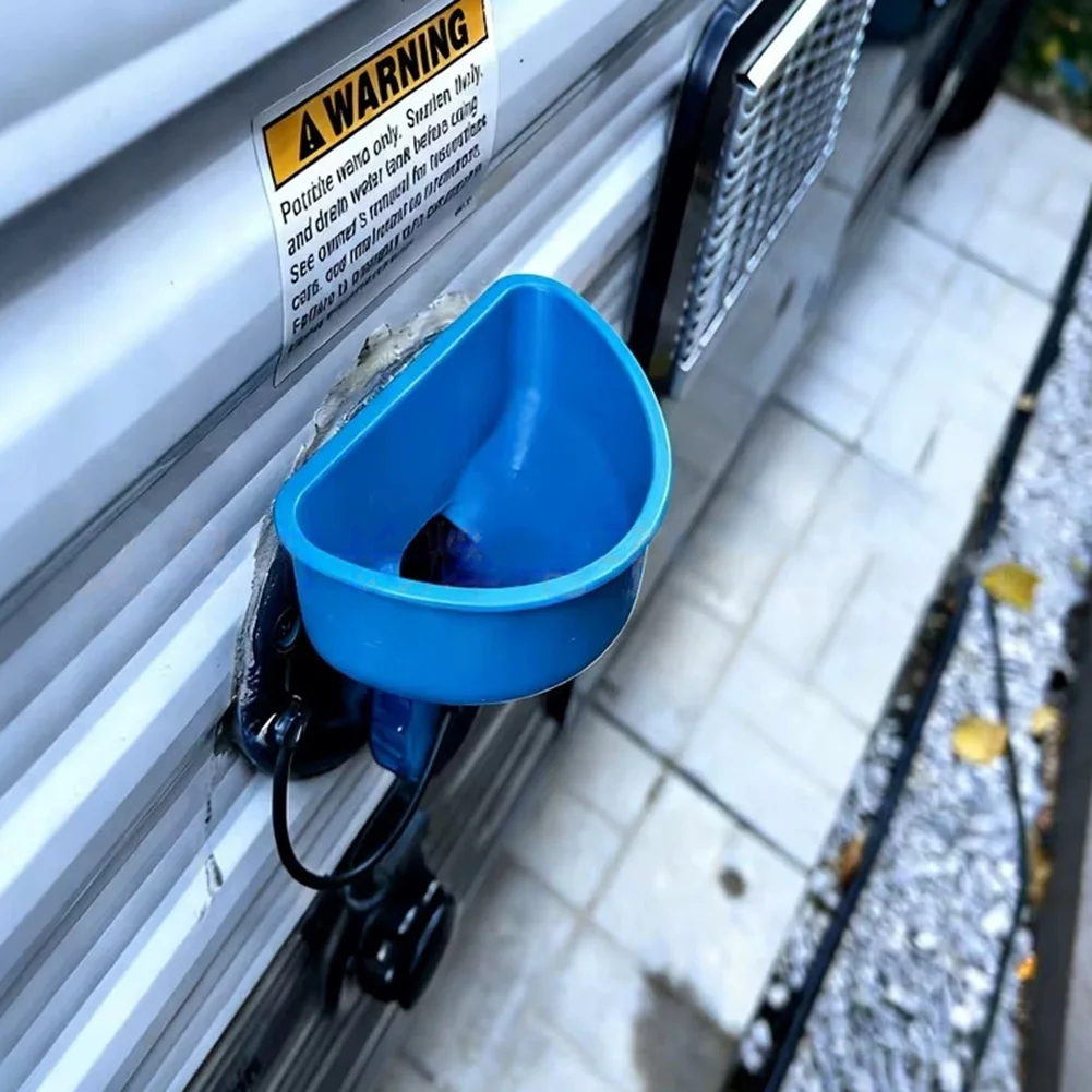 Freshwater Tank Filling Funnel Freshwater Tank Filling Funnel For RVs & Trailers Plastic-Caravan Water Funnel Outdoor