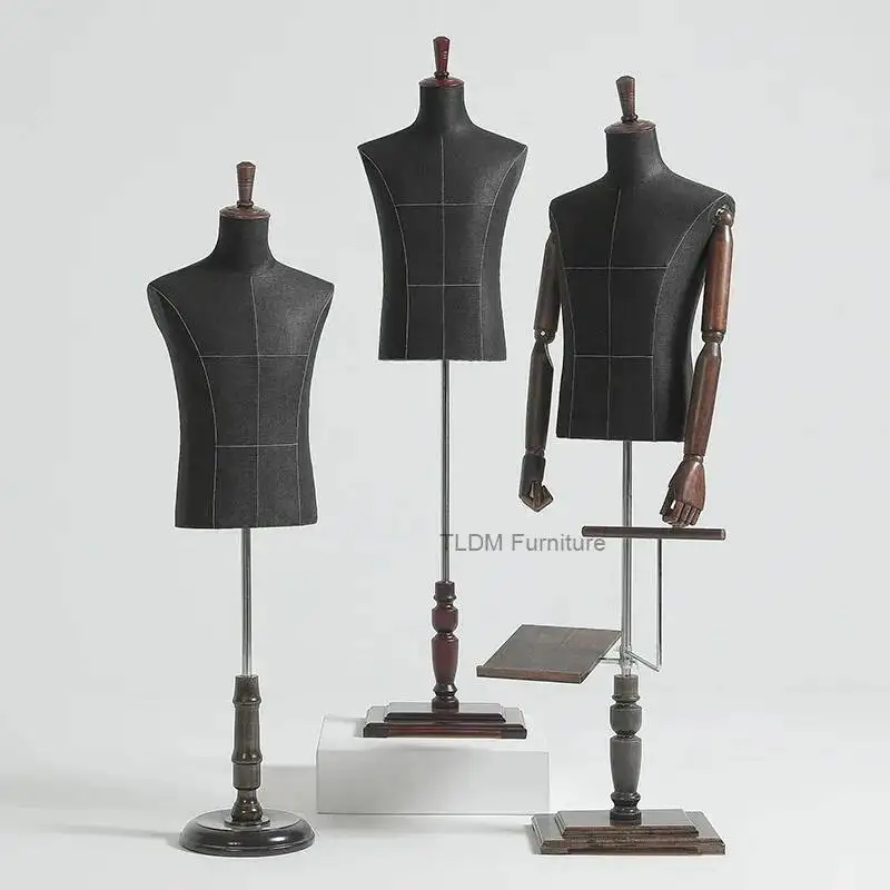

Sewing Nordic Creative Clothing Store Mannequin Prop Men's Garment Suit Window Display Stand Half-body Mannequin Supplies FYMQ