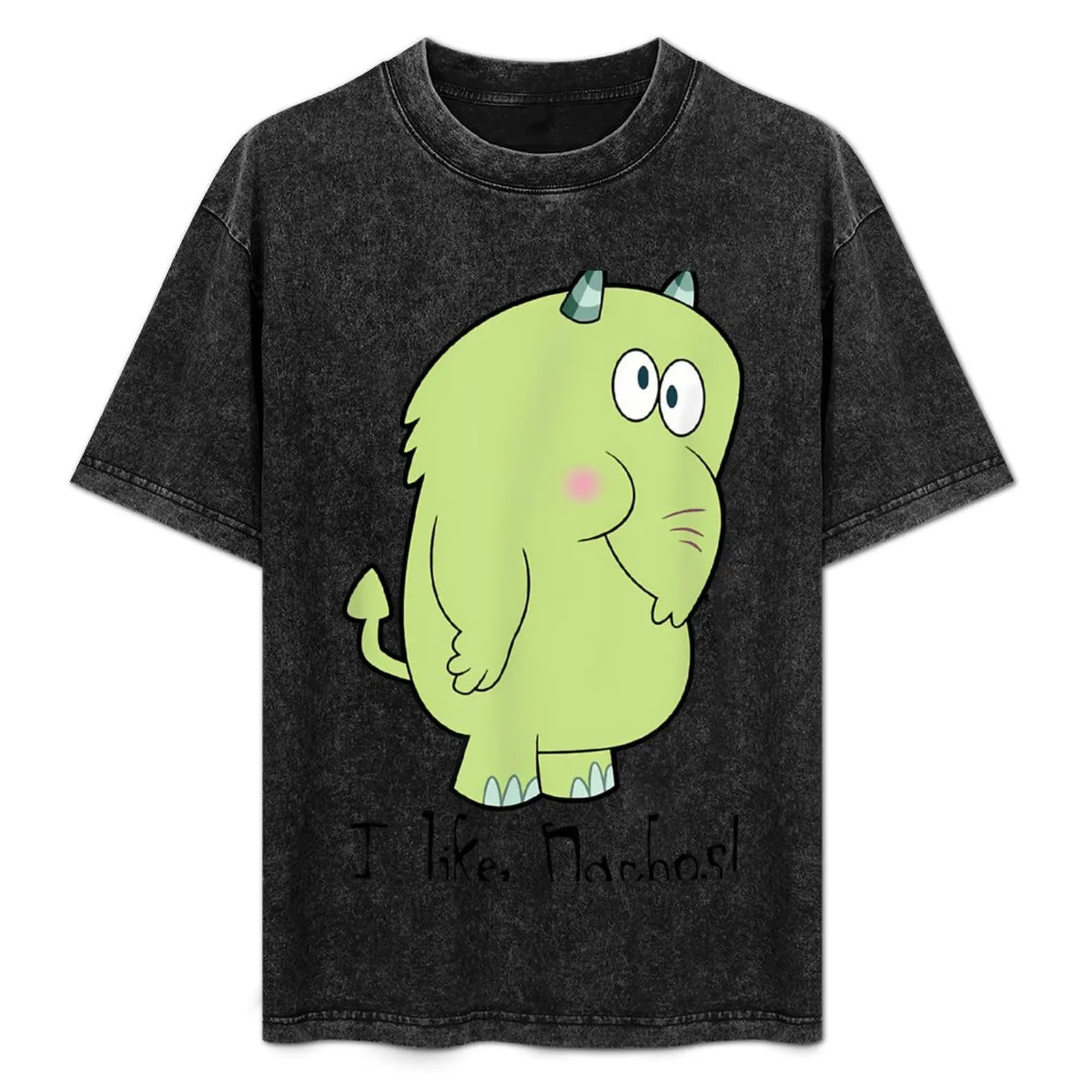 

The Grim Adventures Of Billy & Mandy Fred I Like Nachos T-Shirt Basic Solid Color Casual Tee Shirt