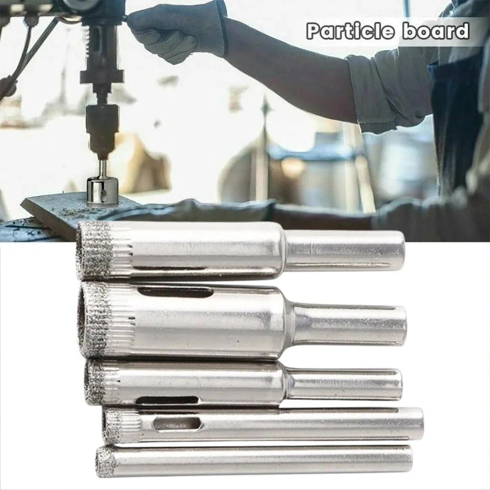 

Drill Bits Diamond Tool Diamond Coated Extraordinarily Glass High Rigidity Diamond Large Clearance Hole Plating Silver
