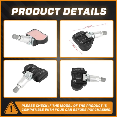 Imagen 2 del producto Sensor de presión de neumáticos TPMS para Kia Optima 2010 2011 2012 2013 2014 2015 Kia Sorento II XM 2009-2012 Kia Soul 2008-2013 piezas de coche