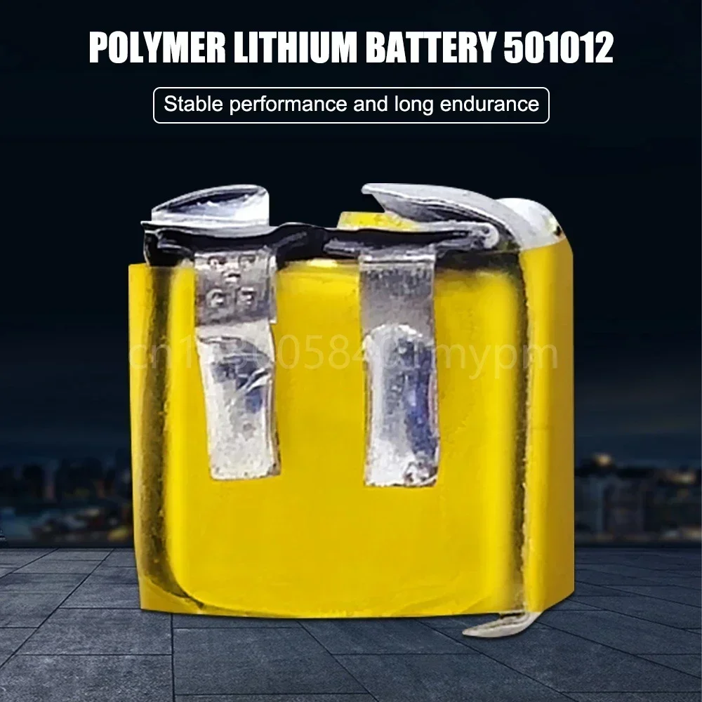 501012   Batería recargable de polímero de litio de 0,148Wh y 3,7 V para auriculares Bluetooth, control remoto de coche, UAV, reloj para niños