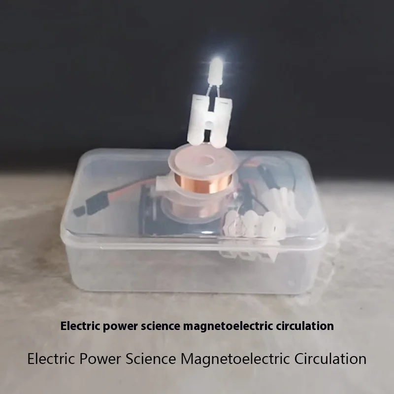 Elektromagnetisches Experiment mit Raumscheiding und Stromextraktion, DIY-Technologie, Grundschule, elektrische Wissenschaft