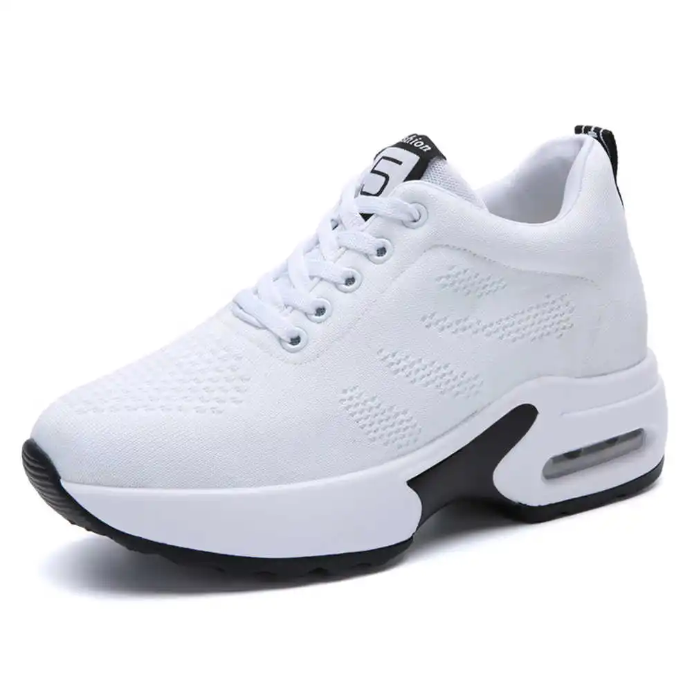 Height Up Fabric Best Sneakers Loafers Women's Shoes 34 Size Luxury Boot Woman Sports Type Exercise High Quality view 5