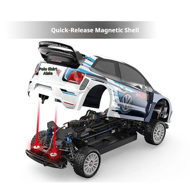 MJX Hyper 1:10 Brushless 10304 Remote Control Car Polo R WRC High-Speed Rally Car Off-Road Vehicle - view 5