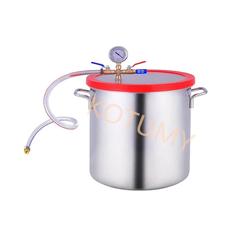 Stainless Steel Vacuum Degassing Chamber Silicone AB Vacuum Defoaming Barrel Vacuum Chamber Stainless Steel