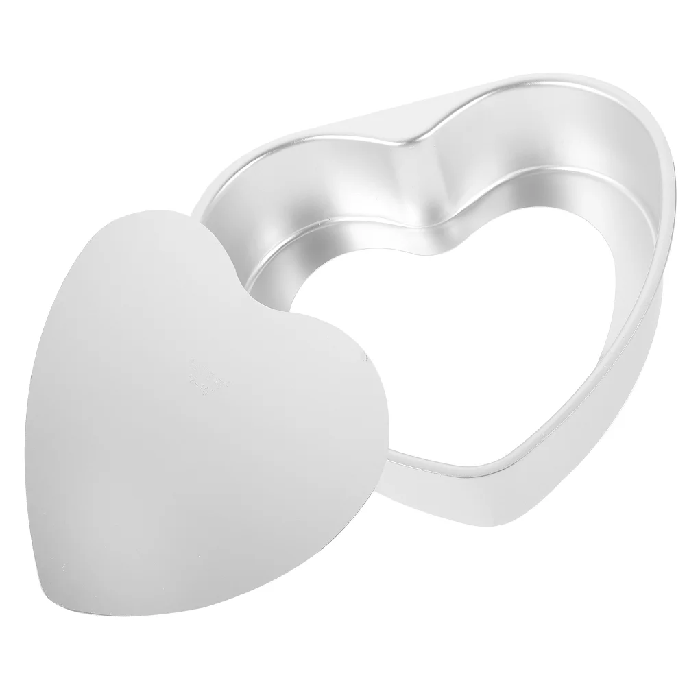 Heart Shaped Live Bottom Cake Mold Baking Tool Pan Pans Shapes Muffin Aluminum Alloy Molds for