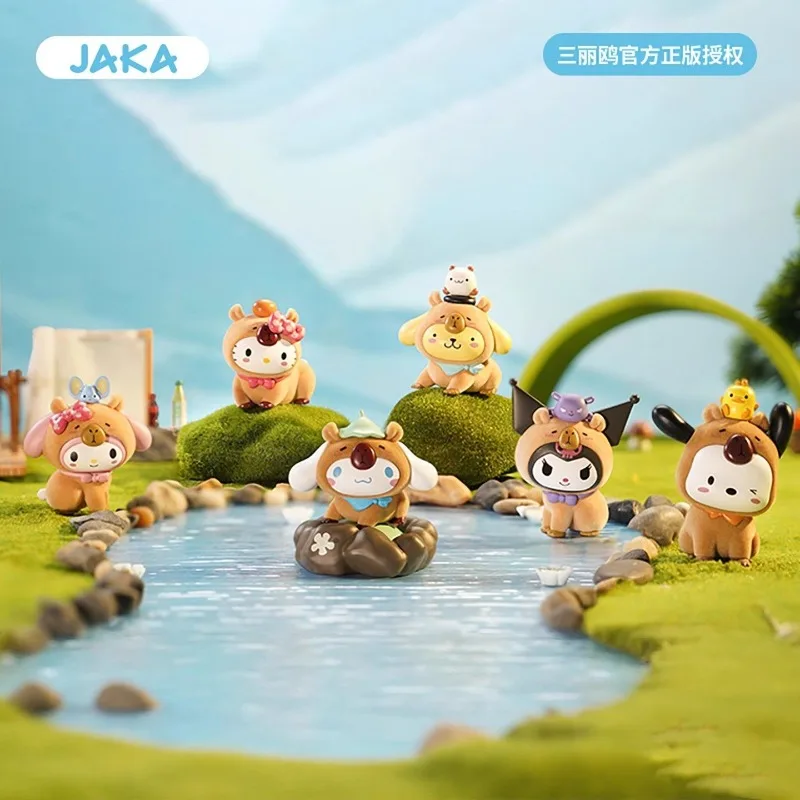

MINISO Sanrio Capybara Series DIY Building Blocks Blind Box Toy Cute Decor Gift Cute gifts for friends
