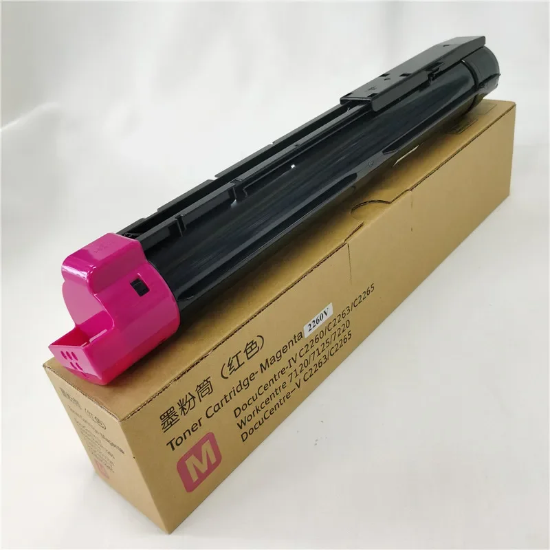 4PCS/Set CMY280g BK400g Toner Cartridge For Xerox WorkCentre 7120 7125 7220 7225 DocuCentre IV C2260 C2263 C2263L C2265