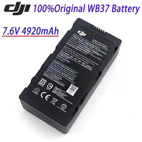 

100%Original 7.6V 4920mAh for DJI WB37 Phantom 4 RTK MG-1P M210 M600 FPV T16 T20 T25P T30 T40 T50 T60 Remote Control Battery