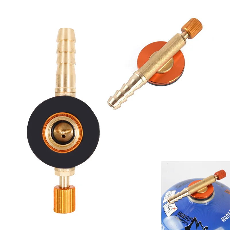 Outdoor-Camping-Gaskocher Gasnachfülladapter Tankumschalt- und Ladeventiladapter für Outdoor-Picknick-Ausrüstung