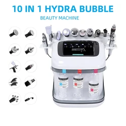 Multifunctional 8/10/11 in 1 Bubble Deep Cleaning Hydro Facial Machine RF Peeling Lift Skin Moisturizer Beauty Machine for Women