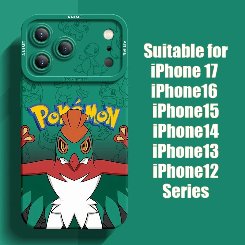 เคสโทรศัพท์ลายโปเกมอน ลูเกีย ซาลาเมนซ์ อาร์คานีน สำหรับ Apple iPhone 17 16 15 14 13 12 Pro Promax  วัสดุอ่อนนุ่ม ป้องกันการกระแทก เหมาะเป็นของขวัญ