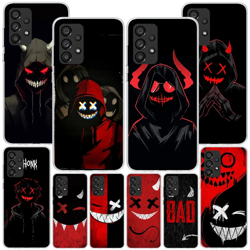 Devil Bad Boy Anime Phone Case For Samsung Galaxy A15 A25 A35 A55 A14 A24 A34 A54 A04S A13 A23 A33 A53 A03S A12 A52 A22 A32 A02S