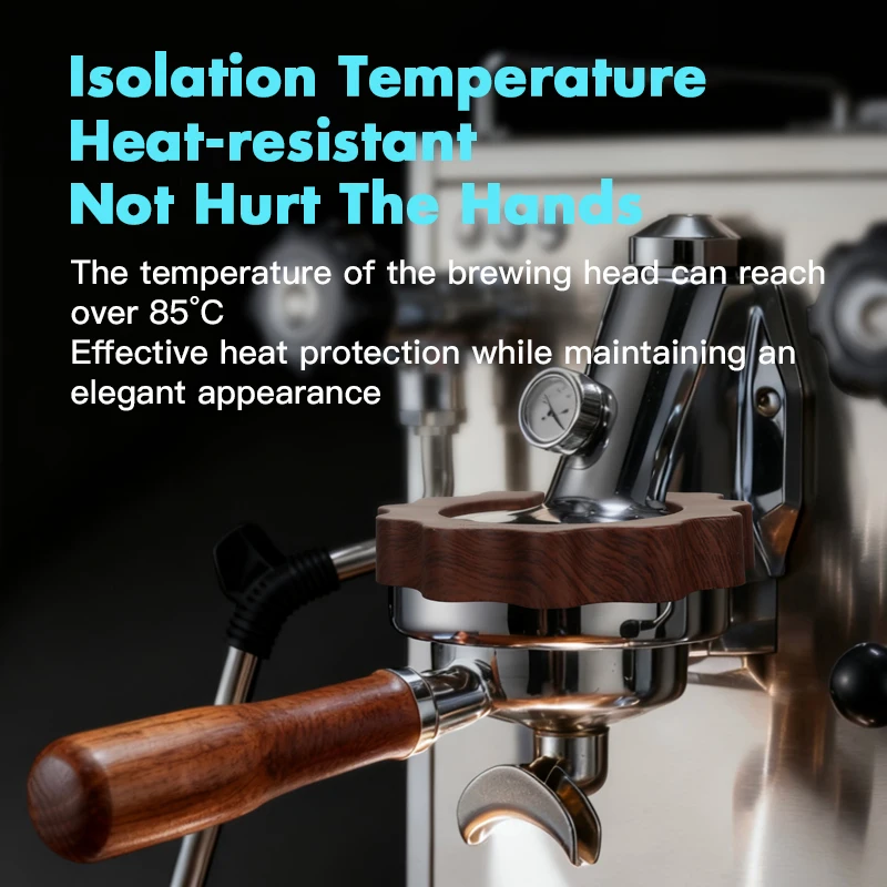 AliKisscafe 58mm Grouphead Cover Brew Head Parts Anti Scald Ring Abs For E61 Lelit Espresso Machine Accessories Barista Tools