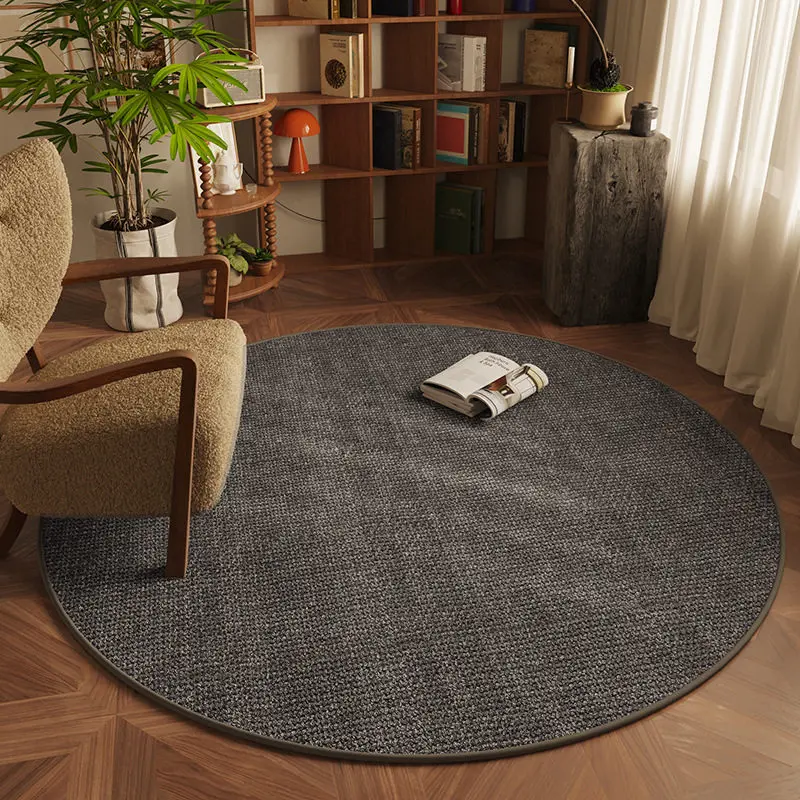 Stain-Resistant Round Meditation Rug - Durable Sound Bowl & Acoustic Mat for Yoga, Home Decor Thick Non-Slip Floor Cushion