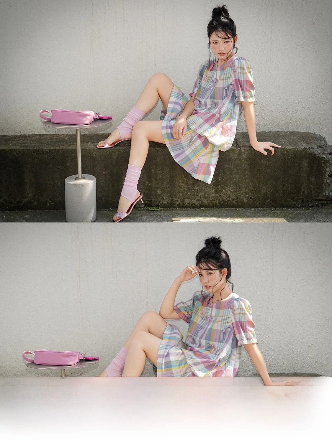 

Summer aron Color Blo ort Sve Top with 3D Bow Knot for plus Size Women Chinese Hanfu Sle Clothing Knot ...