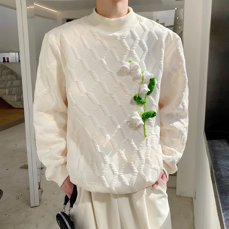 

Мужская толстовка ручной работы с капюшоном, осенне-зимняя, повседневная, молодежная, свободного кроя, удобная верхняя одежда