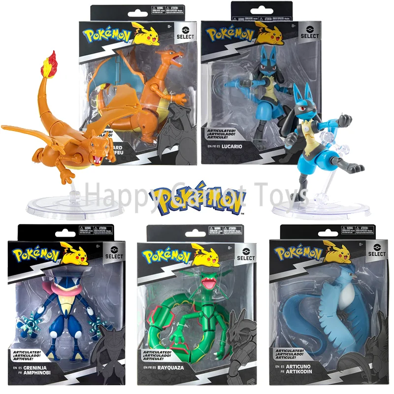 figuras-de-accion-articuladas-originales-de-la-serie-pokemon-select-6-charizard-greninja-lucario-rayquaza-articuno-juguetes-coleccionables-de-regalo