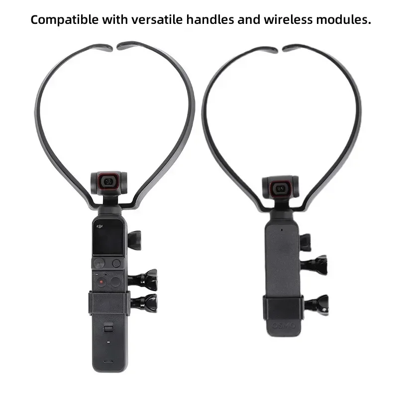 Gimbal Neck Holder Lanyard Strap Bracket First Perspective Shooting Adapter for DJI Osmo Pocket 3 / Pocket 2 1 Camera