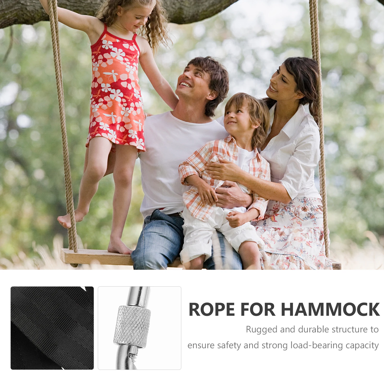 

1Set Hammock Straps High Quality Durable Outdoor Kit No Drilling Tree Hanging Wrap Straps Black Outdoor Swing Hangers