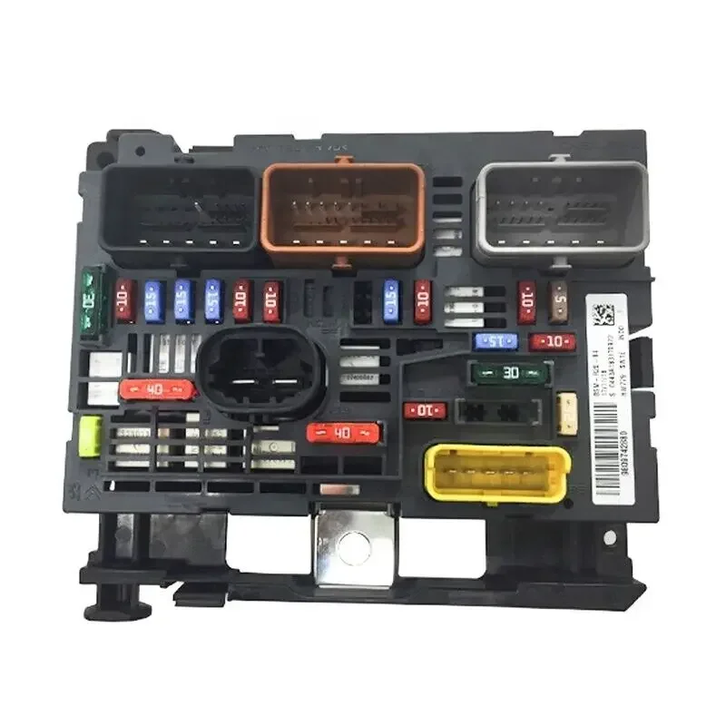 1pcs Fuse box assembly For Peugeot Berlingo Partner 308 408 607 Expert Jumy Citroen C4 BSM R04 9807028780 9664706180