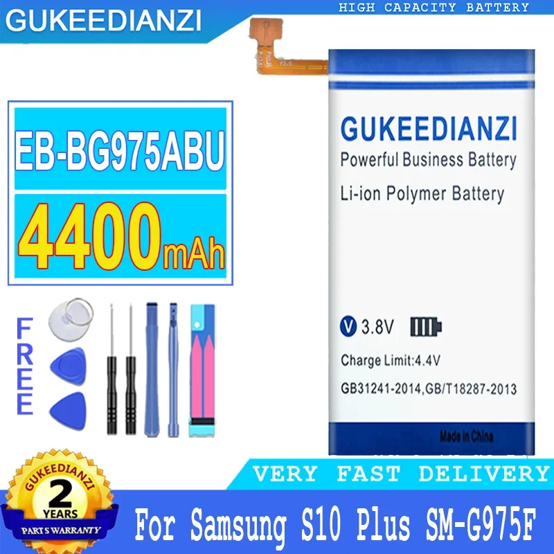 

EB-BG975ABU 4400mAh Mobile Phone Battery For Samsung Galaxy S10 Plus S10+ SM-G975F/DS SM-G975U/W G9750 Smartphon Batteries