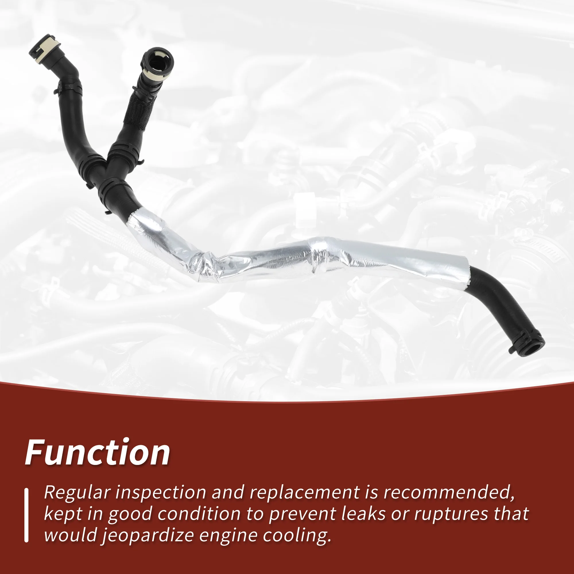 UXCELL No.JL1Z18472C HVAC Heater Waterafvoerslang voor Ford Expedition 2018-2021